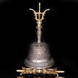 Nepal meditação budista sino de bronze artesanal tibetano sinos sinos da mão do vintage instrumento música yoga meditação ornamentos - Image 5