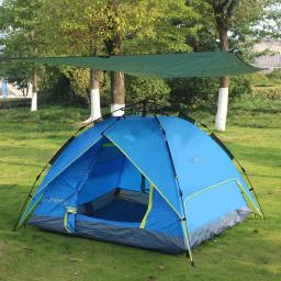 Toldo impermeável para proteção contra chuva e sol, redes de acampamento, tenda sobrevivência, toldo piquenique, caminhadas acessórios - Image 4