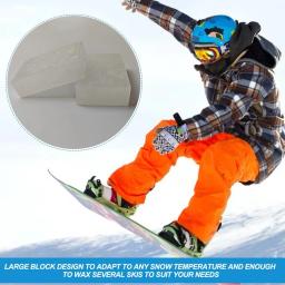 Cera de esqui com todas as temperaturas, cera de snowboard para velocidade, acessórios de snowboard, ferramentas de esqui, redução de fricção, acelerar snowboard - Image 5