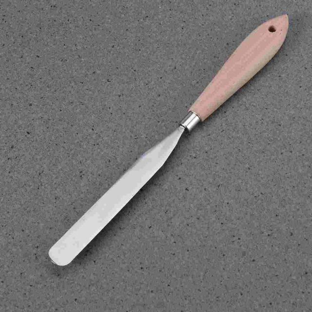 Espátula de Metal Premium para Pintura - Raspador e Misturador Ideal para Aquarela e Óleo, 17 cm