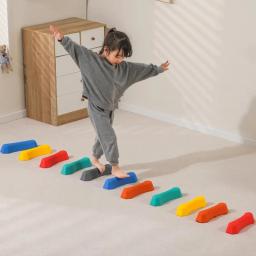 Esportes ao ar livre, crianças, 6 cores, viga de equilíbrio infantil, equipamento tátil, tracção sensorial, prenda de aniversário - Image 1