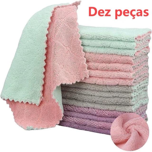 Toalha de Limpeza Ultra Absorvente em Microfibra para Cozinha - Qualidade Superior para sua Casa