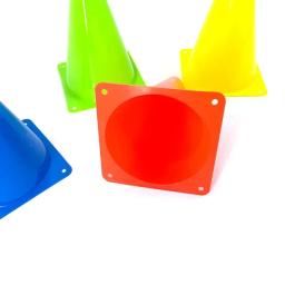 5pcs18cm sinal balde 6 Polegada barreira futebol estrada plana treinamento cone rolo pilha springback marcação copo símbolo acessórios esportivos - Image 4