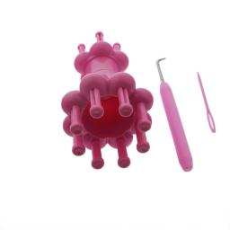 Conjunto de ferramentas de tricô de cabeça dupla para DIY, fio francês, corda de lã, boneca, Dolly Craft, Spool Loom Maker, Crochet e agulha, 1 conjunto - Image 2