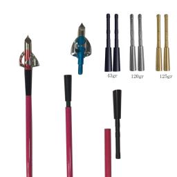 12pçs adaptador de inserção de flecha, adaptador de conexão broadhead 43 -125g pontos de flecha para eixo id4.2mm arco composto recurvo para caça arquearia - Image 6