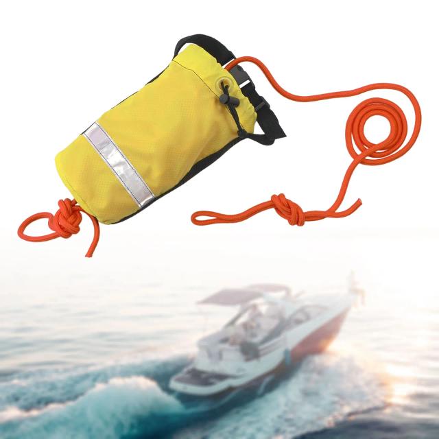 Saco de Resgate Aquático de 52 Pés - Equipamento de Segurança Ideal para Pesca, Canoagem e Rafting