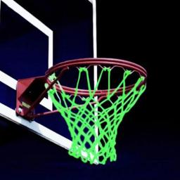 Rede De Basquete Trançada De Nylon Luminoso Para Crianças, Brilhante Treinamento Suprimentos Esportivos - Image 4