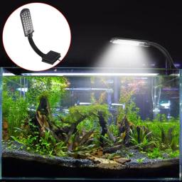 Aquário LED braçadeira luz alto brilho branco azul iluminação para peixes para T - Image 1
