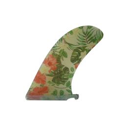 Aletas de longboard 7/8/9.5/10 polegada único aletas para surf quilhas padel acessórios placa sup barbatanas fibra de vidro flor prancha fin - Image 3