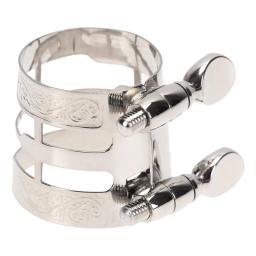 Bocal de metal baquelite com esculpido para Saxofone Alto, E Sax Alto Borracha, niquelado bocal, Clarinete Acessório - Image 1