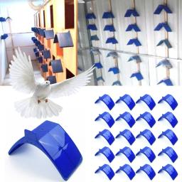 Pigeon V Roost Poleiros Quadro, Bird Rest Stand, Azul Afogamento Aves Suprimentos, Pássaro Poleiro, 20pcs - Image 6