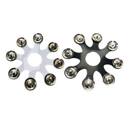 Címbalos de tambor hi hat pandeiro instrumento de percussão acessórios sinos de tambor para efeitos címbalo hihats pilares acidente passeios - Image 4