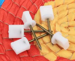 Tiro com arco Prego Alvo para Caça Tiro, Plástico e Metal, Prego Pins Usado para Papel Alvo Fixo, 12PCs - Image 3