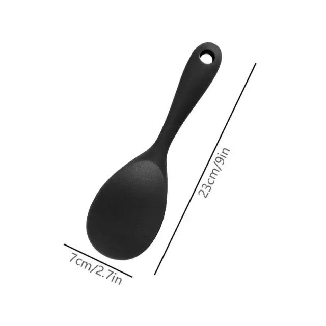 Colher de Silicone para Servir Arroz Antiaderente - Cozinha Profissional