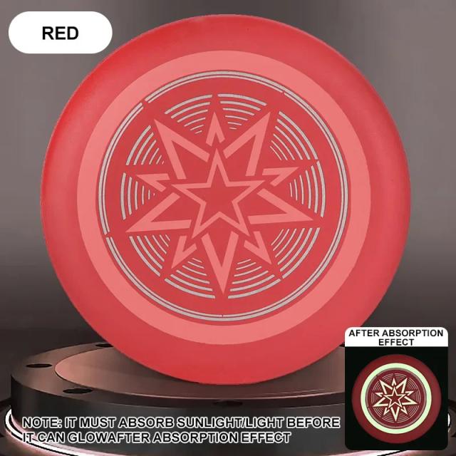 Disco Voador Iluminado EVA 20cm - Brinquedo de Ar Livre para Crianças e Família
