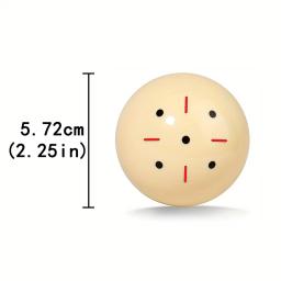 Bola de taco de treinamento de bilhar, diâmetro 57,2mm, bolinhas de face única, iniciantes, bola de prática de bilhar - Image 6