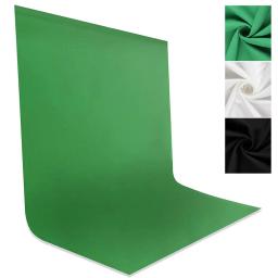 Pano de fundo, verde liso, branco, preto, algodão puro, tela cromática, estúdio de fotografia, transmissão ao vivo - Image 1