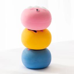 Pet Squeaky bola de borracha brinquedos para cães, mastigação brinquedos, limpeza, dente, cão, mastigar brinquedo, resistente à mordida, sirene, Pet fornecimentos - Image 5