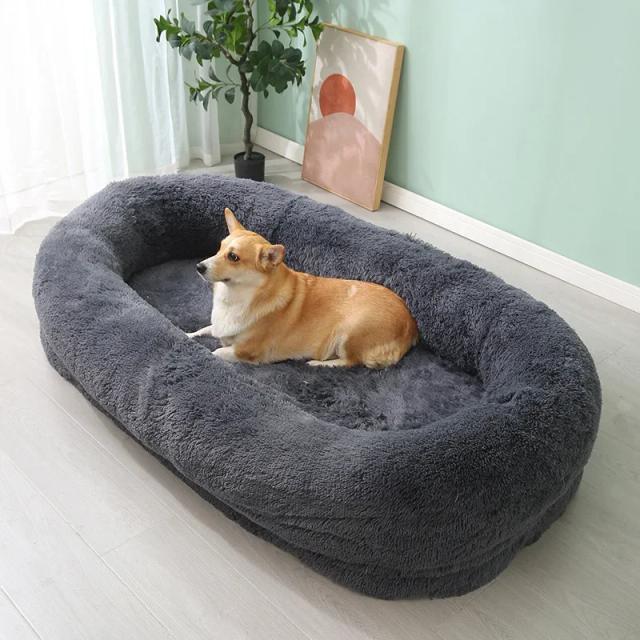 Colchão Removível e Lavável para Pets - Cama Confortável para Cães e Gatos, Ideal para Inverno e Grande Canil