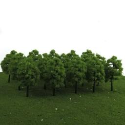 20 pçs 3.5cm modelo árvores trem layout ferroviário diorama mini cenário escala de plástico cena construção paisagem decoração da árvore em miniatura - Image 6