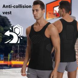 Colete protetor esportivo masculino, Proteção no peito, Colete goleiro, Engrenagem protetora de futebol, Terno de treinamento, Protetor de costela - Image 4