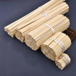 Fatia de passador de bambu plana para artesanato e modelismo, materiais móveis bricolage, durável, modelo de construção, ferramenta de madeira, 5-50cm - Image 3