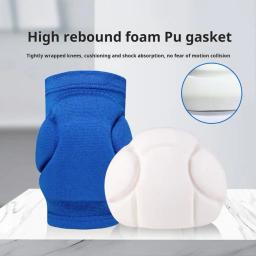 Guarda de joelho elástica respirável para homens e mulheres, cinta esportiva anticolisão, guarda de compressão, alta elasticidade, corrida - Image 6