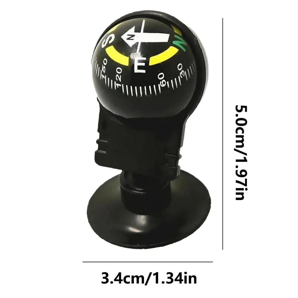 Bússola montada no painel ajustável para o carro, navegação automotivo, acessórios interiores para a orientação - Image 1
