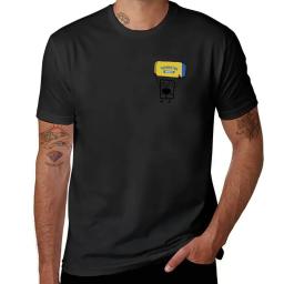 Doodlebob-T-shirt torcida preta para homens, top preto anime, roupas de verão - Image 1