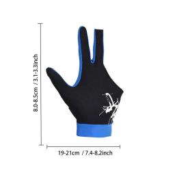 Luvas de rebatidas Predator Pool, Ultra sedoso, respirável, Anti Slip, Elástico, 3 Dedo Aberto, Processo de emenda de bilhar - Image 6