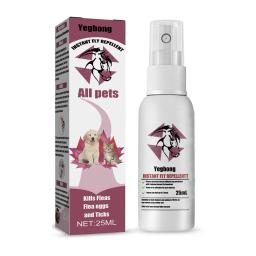 Spray de pulgas e mosquitos para animais de estimação, Tratamento de pulgas para cães e gatos, Pulgas domésticas calmantes, 25ml, H8H8 - Image 3