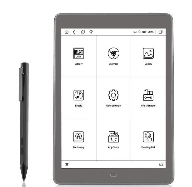 Ink Screen E-Reader com memória 3G, suportando toque de escrita e expansão do cartão SD, bateria 3200mAh, Android 11, 7,8" - Image 1
