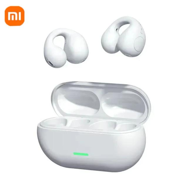 Fones de Ouvido Sem Fio Xiaomi Earclip Bluetooth 5.3 para Esportes - Controle por Toque para iPhone, Huawei e Samsung