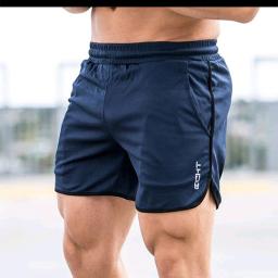 Calções esportivos de secagem rápida masculina, corrida, ginástica, ginástica, calças curtas, verão, 2022 - Image 4