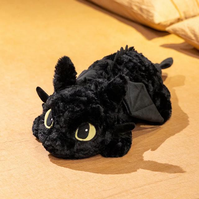 Travesseiro de Corpo de Pelúcia Dragão Desdentado Pequeno 40cm
