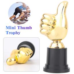 Thumb Shaped Kids' Awesome Trophy, Decoração requintada, Competição, Esportes, Futebol, Campeão, Mini Troféus Vitória, Prêmios - Image 1