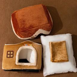 Casa dobrável com almofada, cama impermeável, suprimentos de tenda para cães pequenos e gatos, caverna do filhote de cachorro, ninho ao ar livre - Image 4