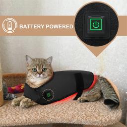 LED Red Infrared Light Dog Clothes, Terapia de alívio da dor animal, Wrap Belt, Casaco para Pet Back, 660nm 850nm - Image 1