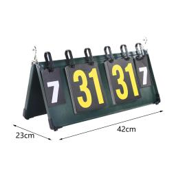 Flip Sports Scoreboard para bilhar e voleibol, placar prático, placar, portátil, mesa, Score Flipper, score Keeper - Image 6
