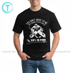 Camisa de hóquei de campo masculina diversão 100 algodão impressão camiseta de manga curta verão camiseta oversized - Image 3