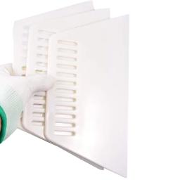 Raspador De Plástico Trapezoidal, Putty Board Rasping Tool, Raspador Fino, Decoração Do Painel De Parede, Ferramentas De Construção, Ferramentas Manuais, 3Pcs - Image 5