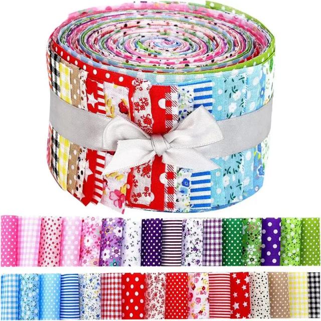 Kit Completo de Costura Artesanal em Algodão com 40 Peças para Criar Roupas e Têxteis Decorativos