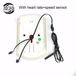 Monitore o velocímetro com pulso de freqüência cardíaca para fitness, bicicleta estacionária, bicicleta, bicicleta magnética, acessórios de esteira - Image 5