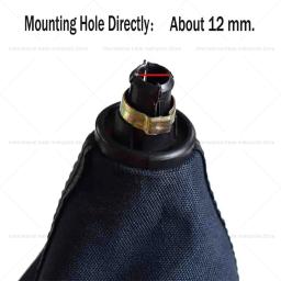 Couro engrenagem mudança botão capa caso, 5 velocidade, 6 velocidade, handebol, completo para Volkswagen VW Golf 7 MK7 2013-2017, polainas bota - Image 6