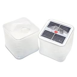 Lâmpada LED exterior inflável de energia solar, RGB fosco, Painel Solar Quadrado Quente Shed Light, Iluminação de emergência para caminhadas - Image 5