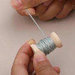 10/5 pçs mini bobinas de madeira vazio linha carretéis enrolador para fio fio fitas carretel bordado acessórios de costura ferramentas diy - Image 5