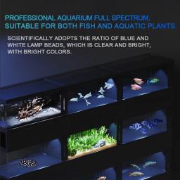 Pequeno LED Iluminação Do Aquário, Lâmpada Do Tanque De Peixes, À Prova D' Água, Iluminamento Plantas Aquáticas Ornamentais, Luz LED, Acessórios De Aquário - Image 4