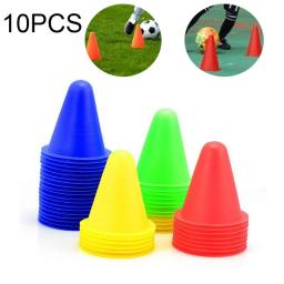 10 pçs/set skate marcador de treinamento estrada cones rolo futebol rugby formação torre macia patinação obstáculo rolo de skate pilha - Image 1
