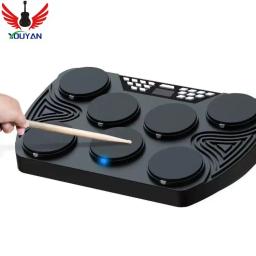 Tambor eletrônico portátil para crianças e adultos, instrumento musical - Image 4