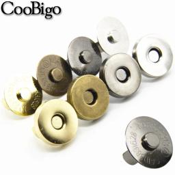 Fechos magnéticos para bolsa, botões, ímã, fechamentos, fivela, bolsa, carteira, artesanato, sacos, acessórios de costura, 14mm, 18mm - Image 3